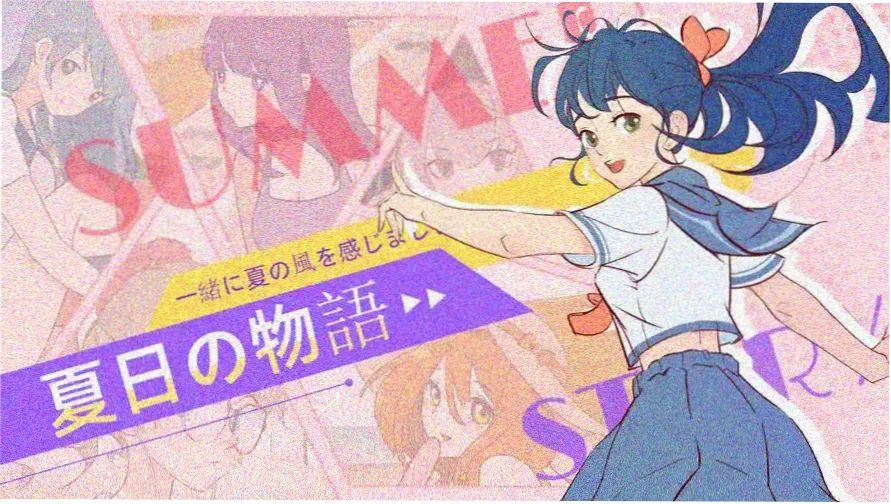 恋爱舞台漫画主视觉：舞台灯光下的双人对手戏